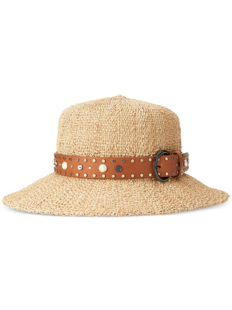 Maison Michel New Kendall belted cloche hat - Neutrals von Maison Michel