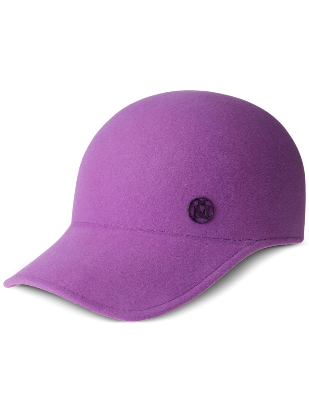 Maison Michel Tiger wool baseball cap - Purple von Maison Michel