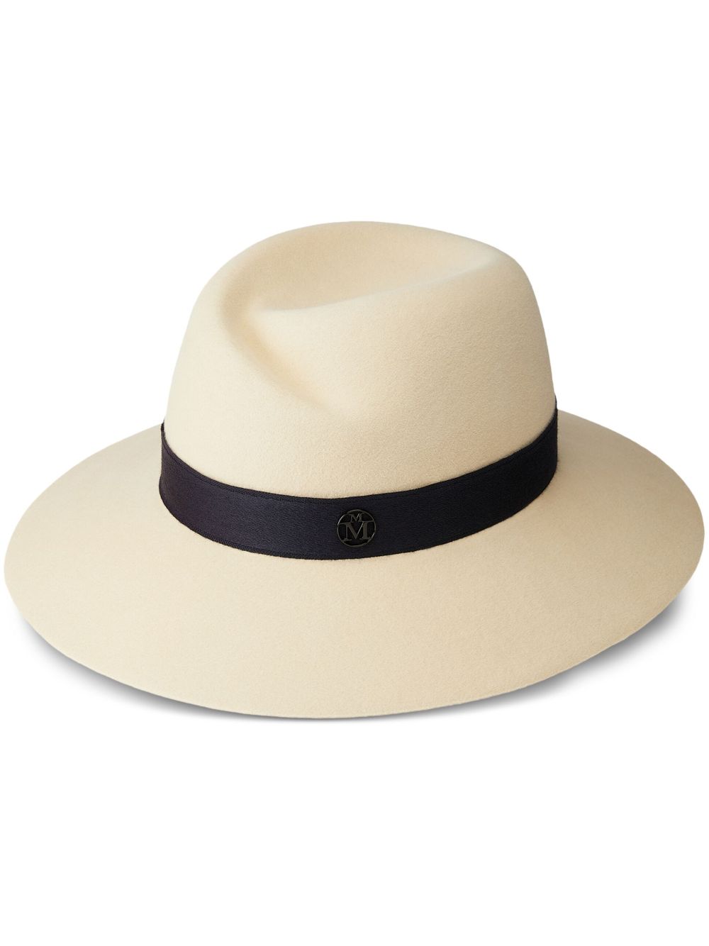 Maison Michel Virginie felt Fedora hat - Neutrals von Maison Michel