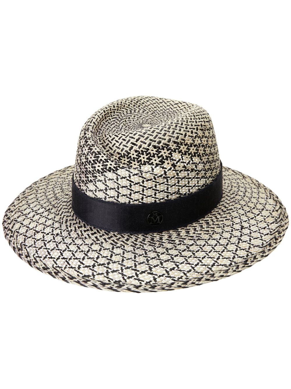 Maison Michel Virginie straw fedora hat - Neutrals von Maison Michel