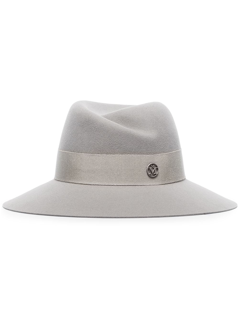 Maison Michel Virginie felt Fedora hat - Grey von Maison Michel