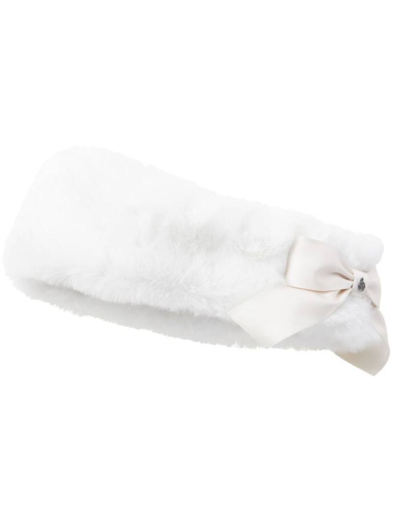 Maison Michel Zaza ear headband - White von Maison Michel