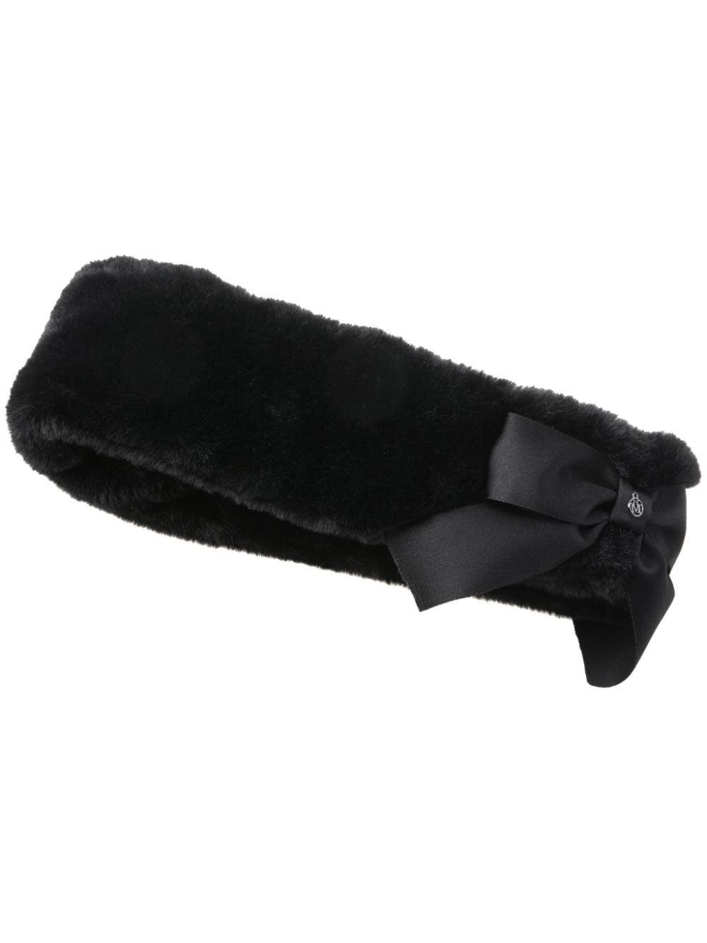 Maison Michel Zaza ear muffs - Black von Maison Michel