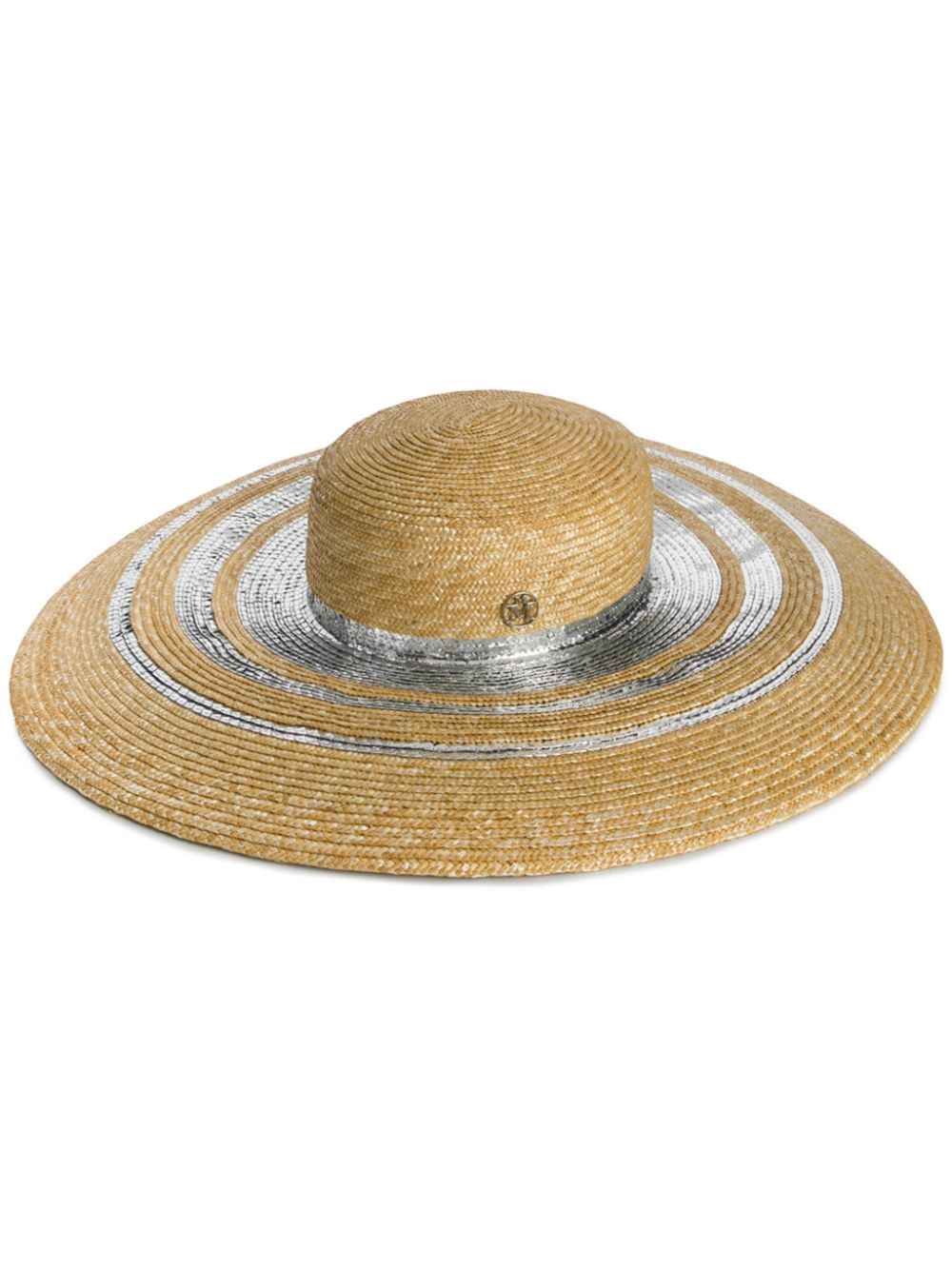 Maison Michel bianca capeline hat - Neutrals von Maison Michel