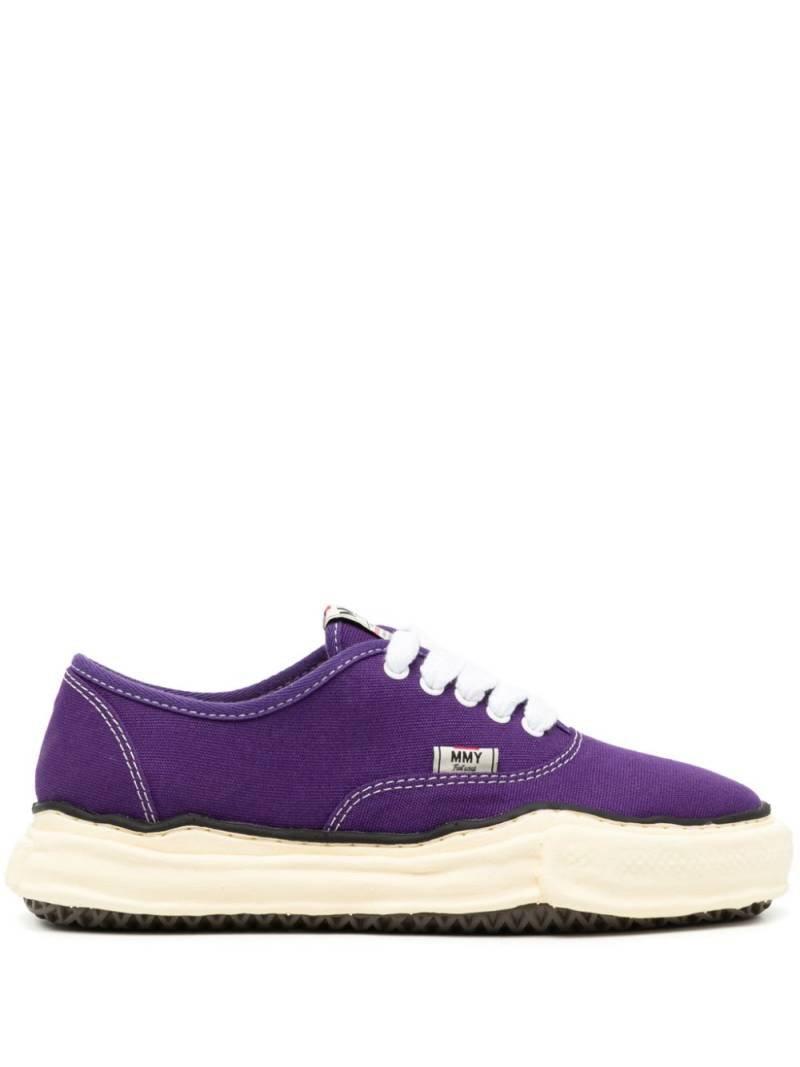 Maison MIHARA YASUHIRO Baker cotton-canvas sneakers - Purple von Maison MIHARA YASUHIRO