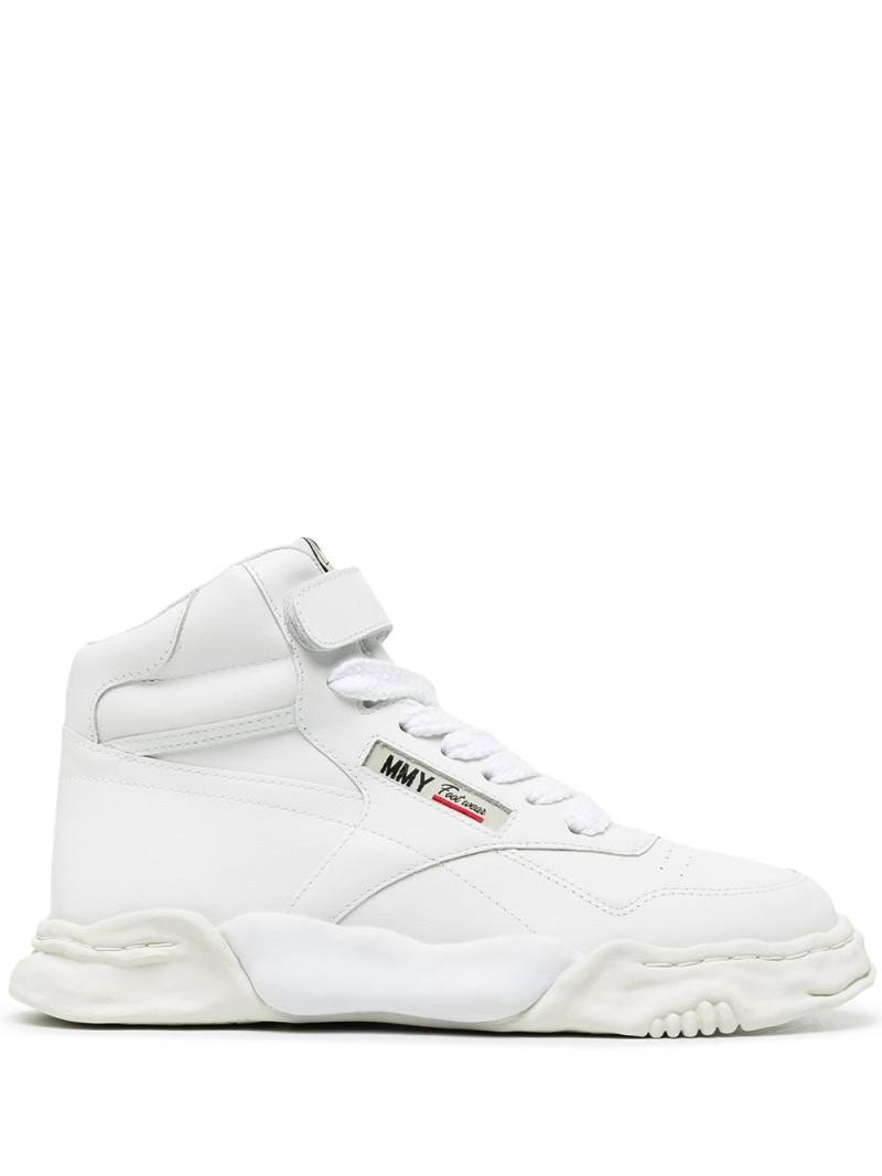 Maison MIHARA YASUHIRO Freddie wavy-sole high-top sneakers - White von Maison MIHARA YASUHIRO