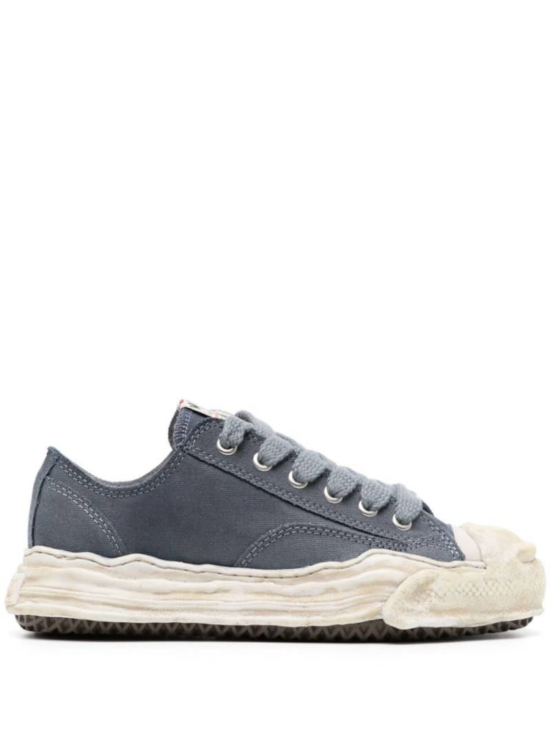 Maison MIHARA YASUHIRO Hank canvas lace-up sneakers - Blue von Maison MIHARA YASUHIRO