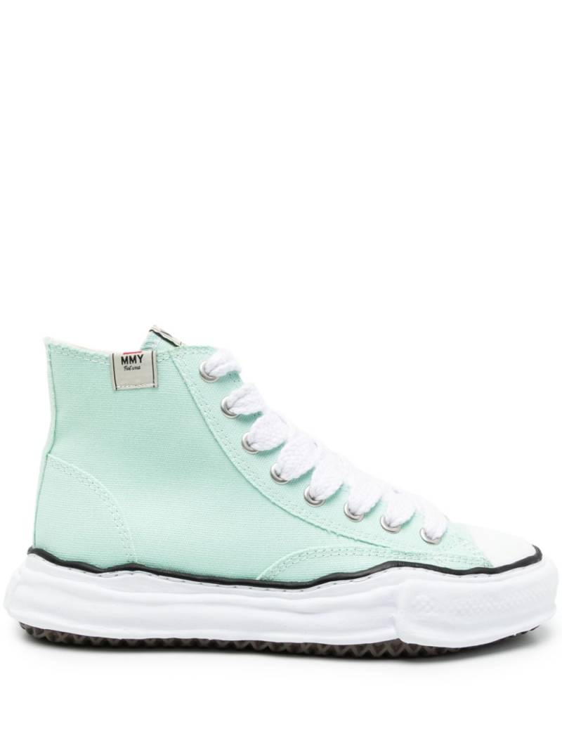 Maison MIHARA YASUHIRO Peterson cotton-canvas sneakers - Green von Maison MIHARA YASUHIRO