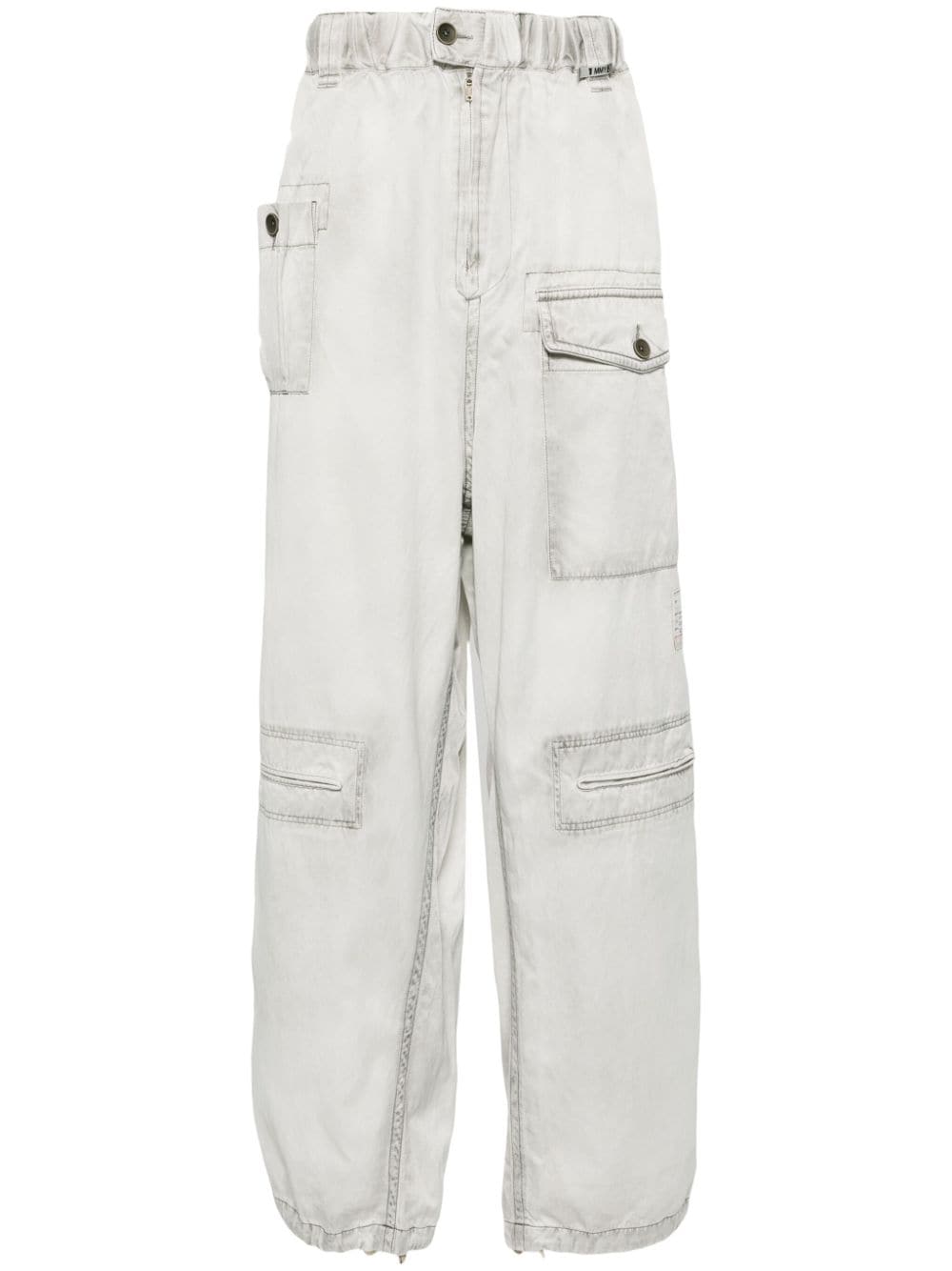 Maison MIHARA YASUHIRO RC-twill cargo trousers - Grey von Maison MIHARA YASUHIRO