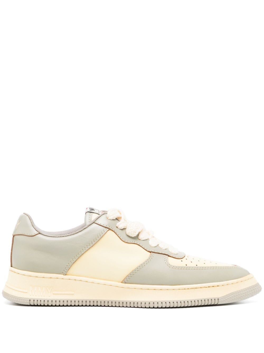 Maison MIHARA YASUHIRO Rosy pointed-toe leather sneakers - Yellow von Maison MIHARA YASUHIRO