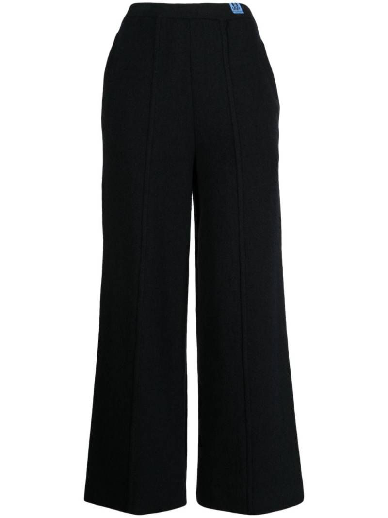 Maison MIHARA YASUHIRO exposed-seam knitted trousers - Black von Maison MIHARA YASUHIRO