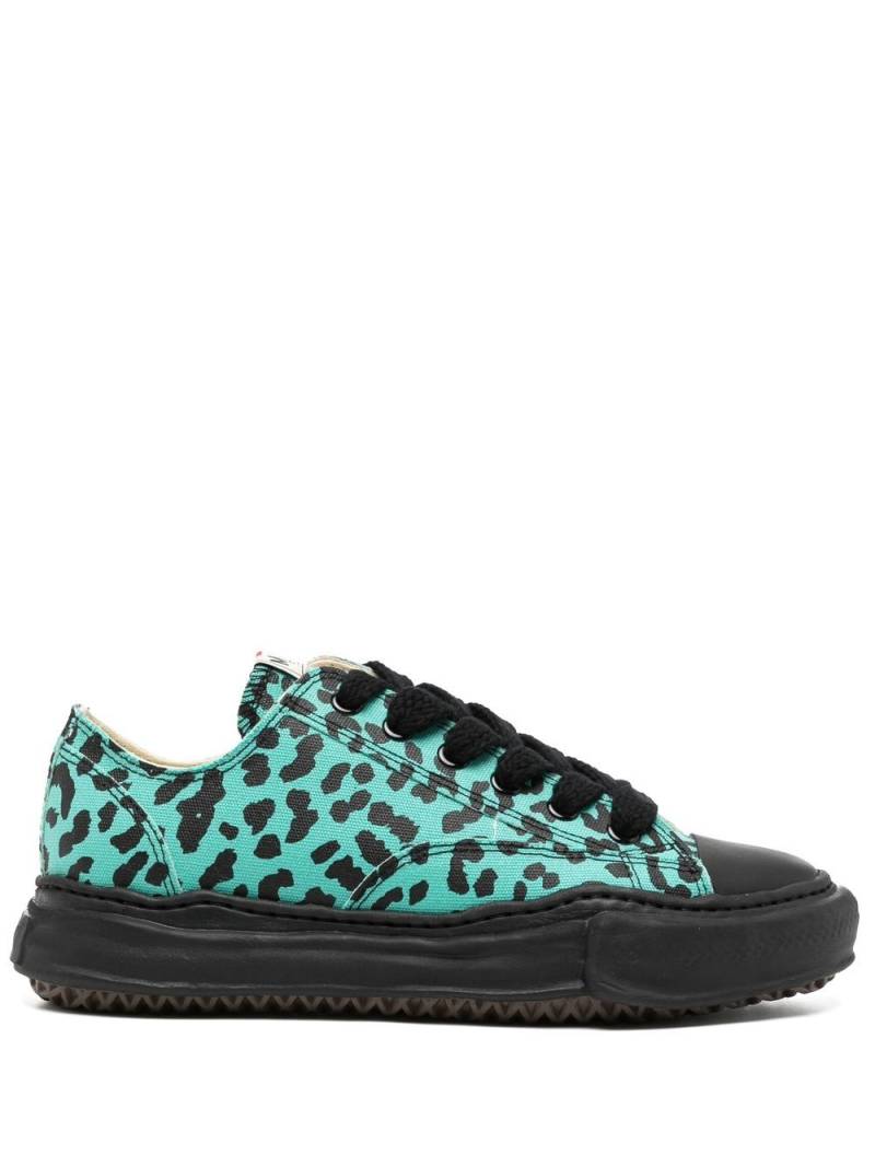 Maison MIHARA YASUHIRO leopard-print low-top sneakers - Green von Maison MIHARA YASUHIRO