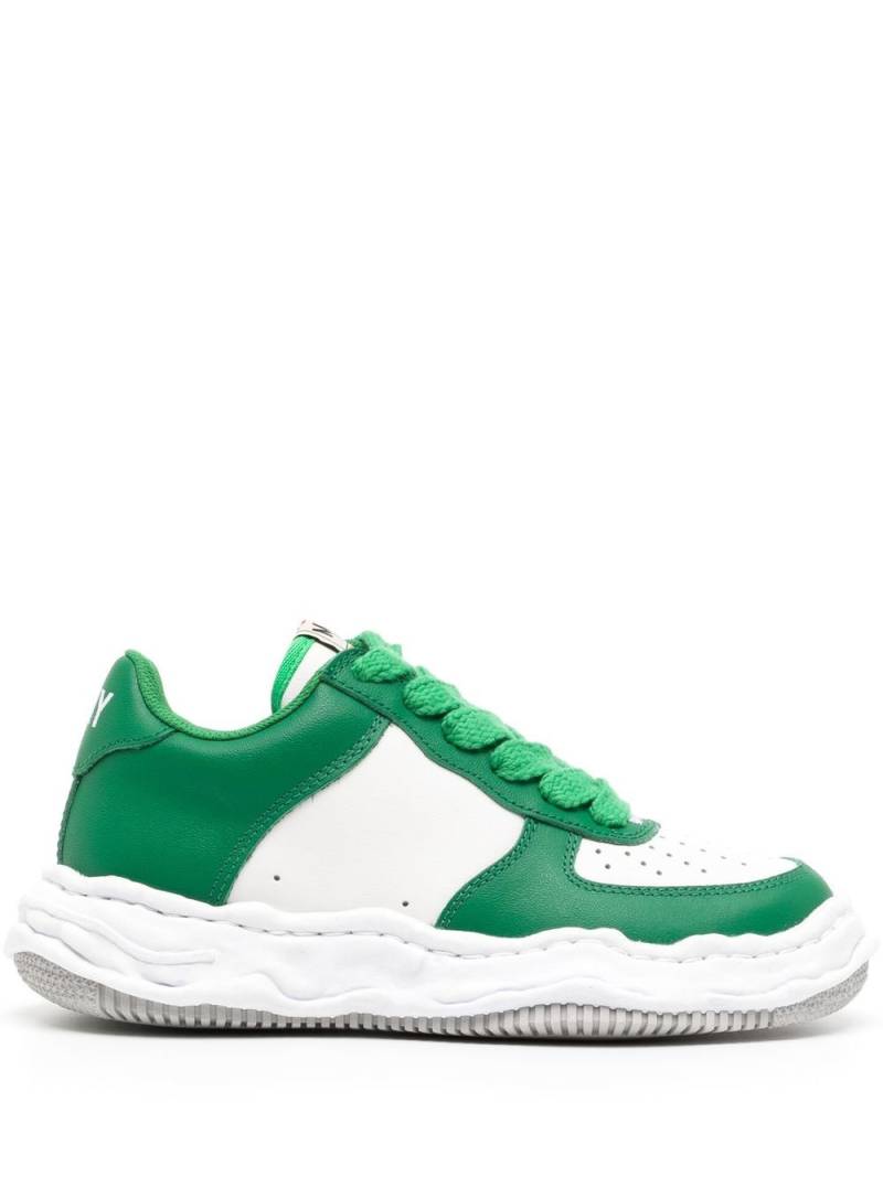 Maison MIHARA YASUHIRO low-top panelled sneakers - Green von Maison MIHARA YASUHIRO