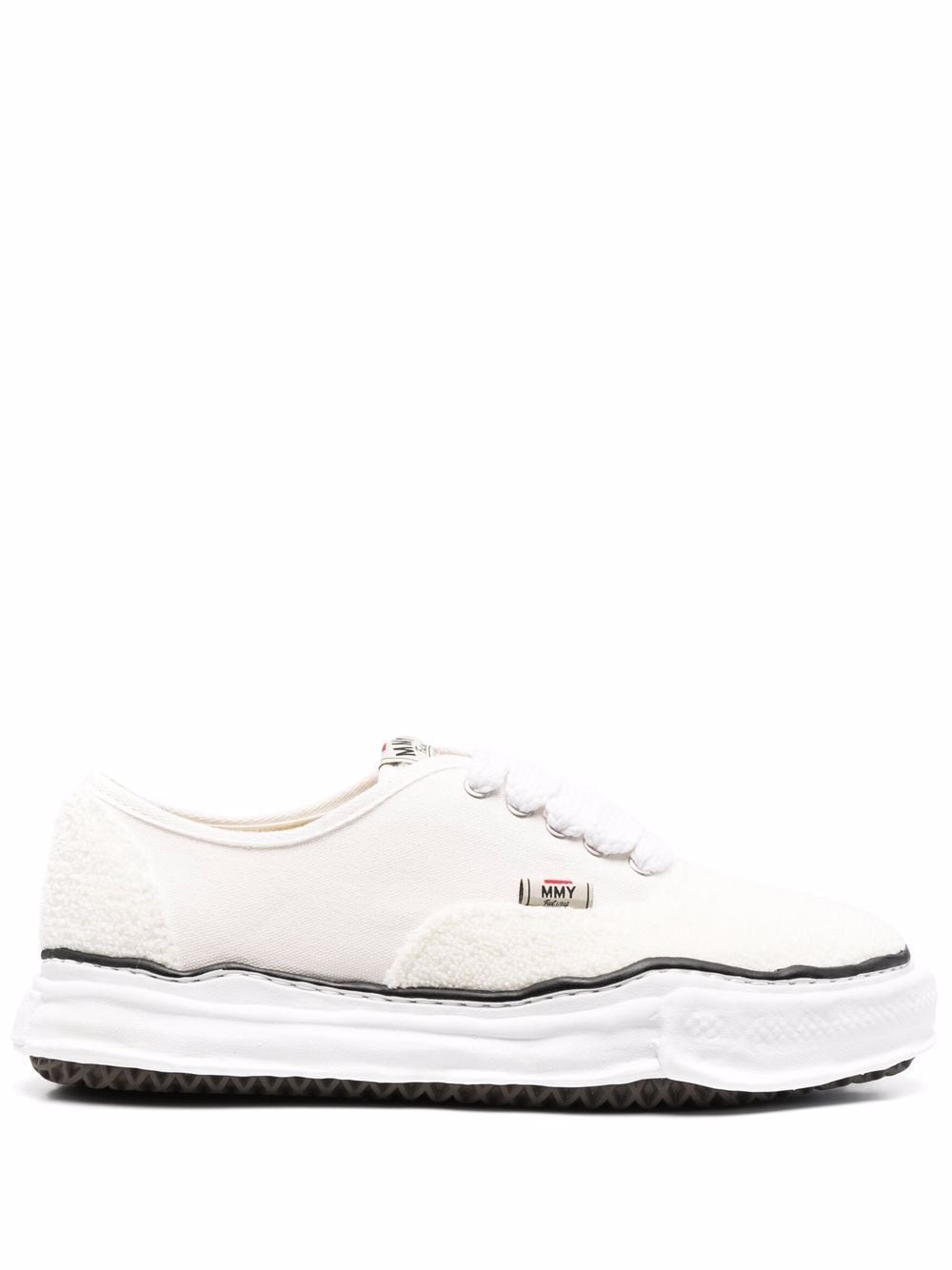 Maison MIHARA YASUHIRO raw-cut low-top sneakers - White von Maison MIHARA YASUHIRO