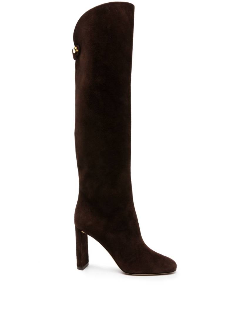 Maison Skorpios Adriana 92mm knee boots - Brown von Maison Skorpios