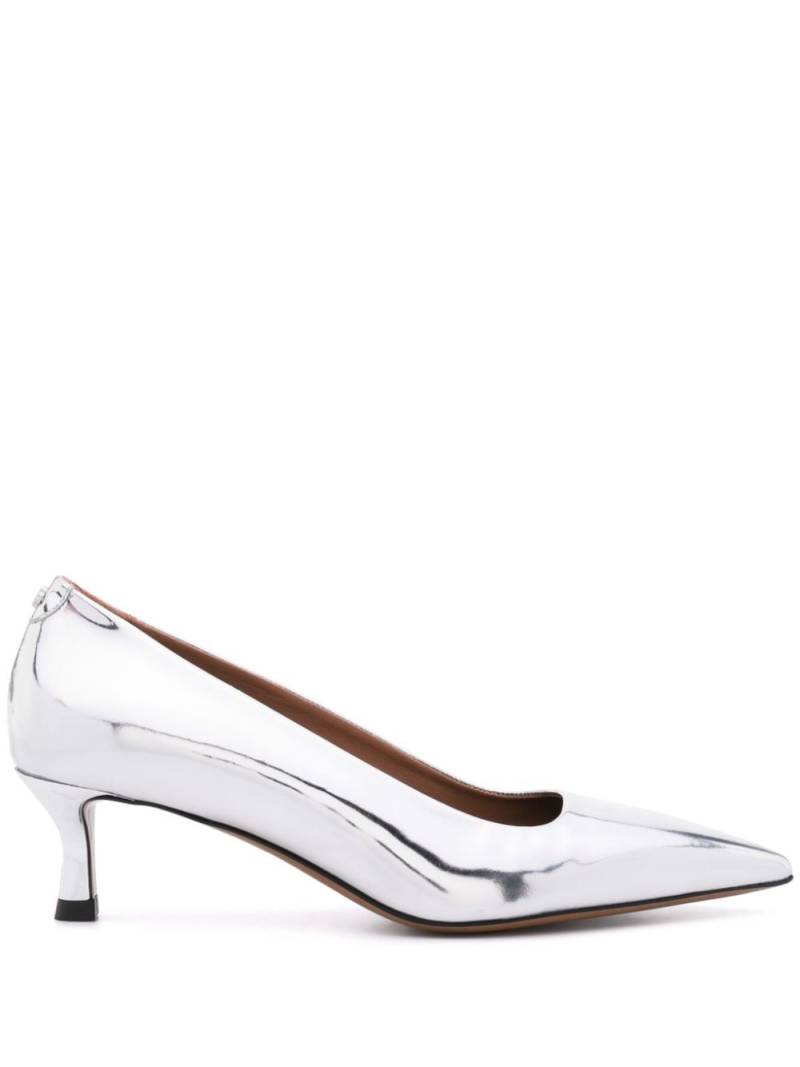 Maje 45mm leather pumps - Silver von Maje