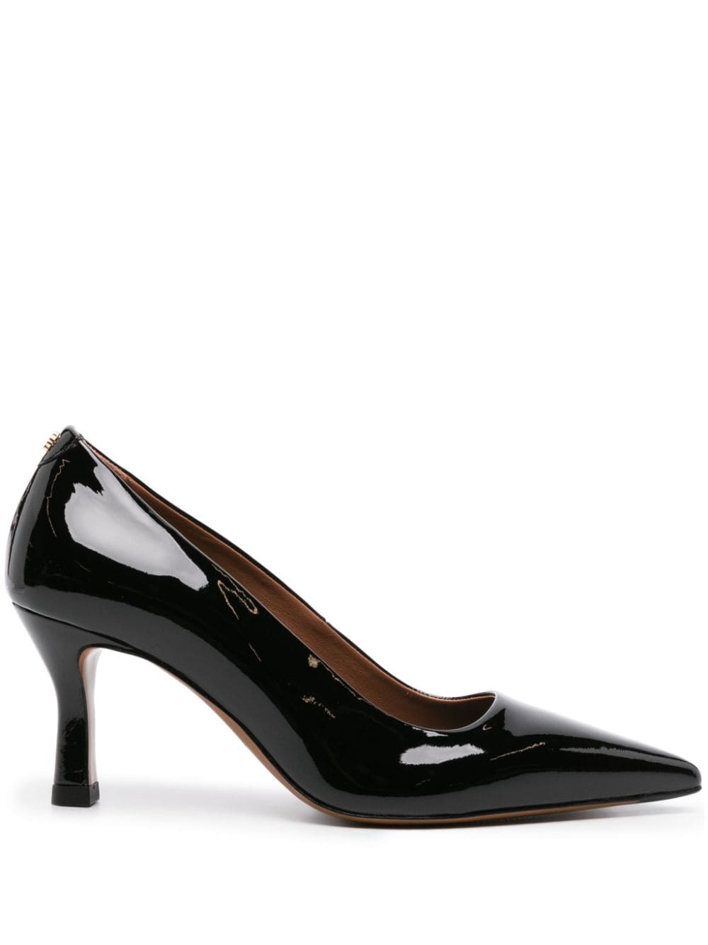 Maje 75mm leather pumps - Black von Maje