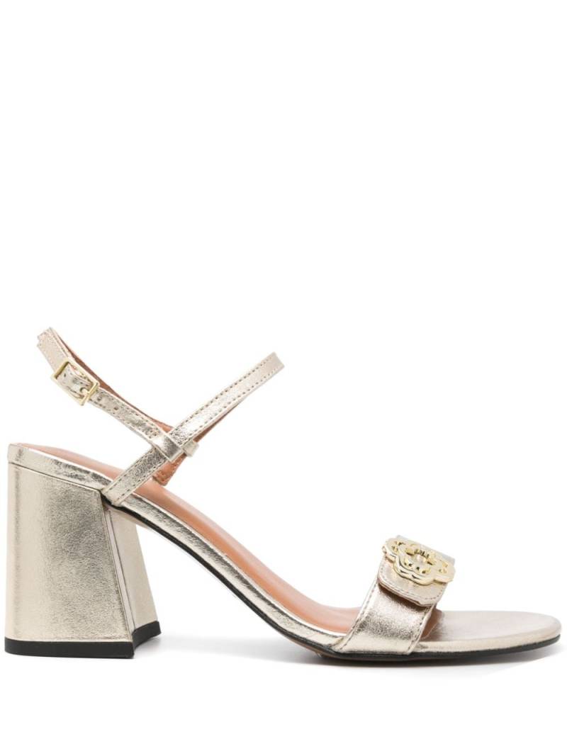 Maje 85mm metallic leather sandals - Gold von Maje