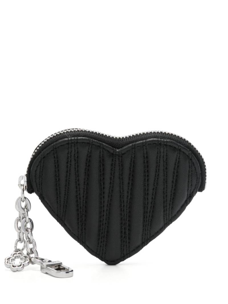 Maje Clover-charm purse - Black von Maje