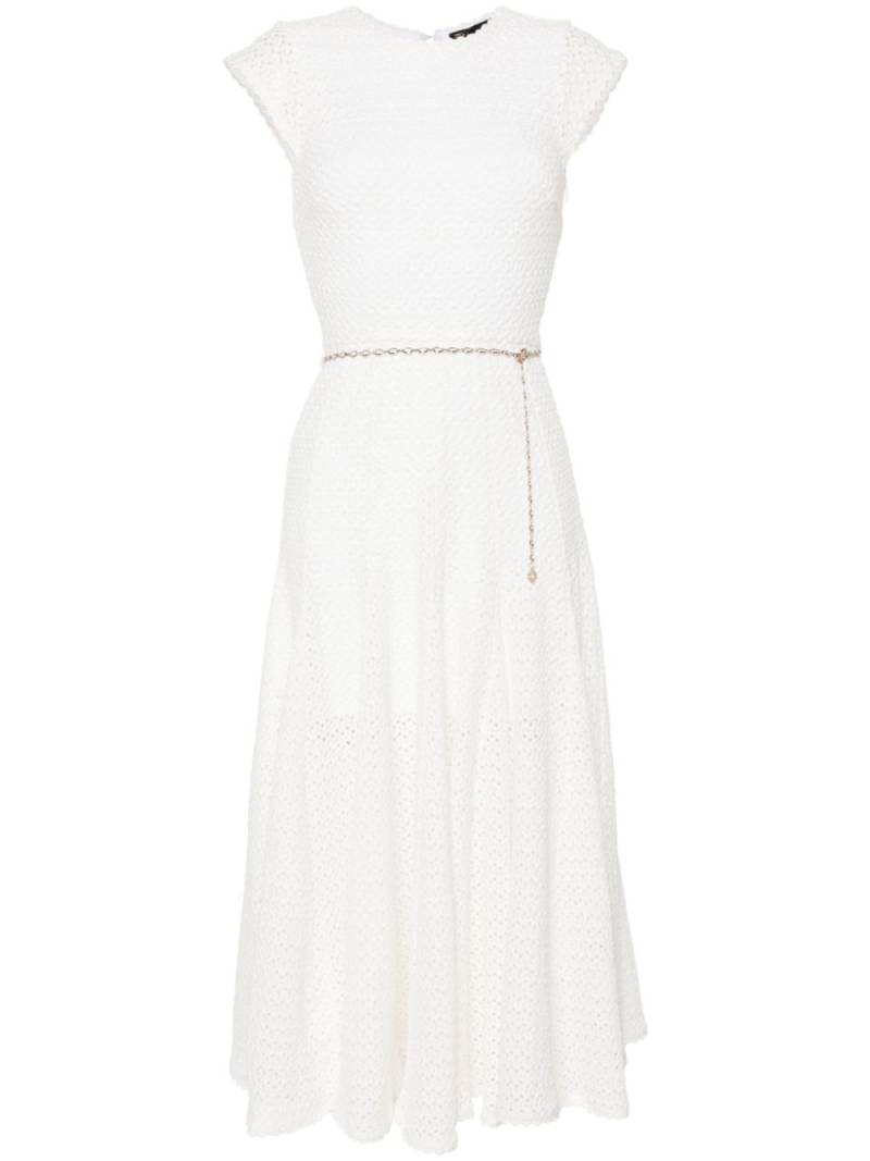 Maje crochet-knit maxi dress - White von Maje