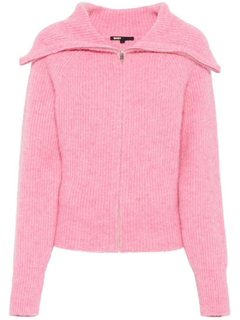 Maje brushed cardigan - Pink von Maje