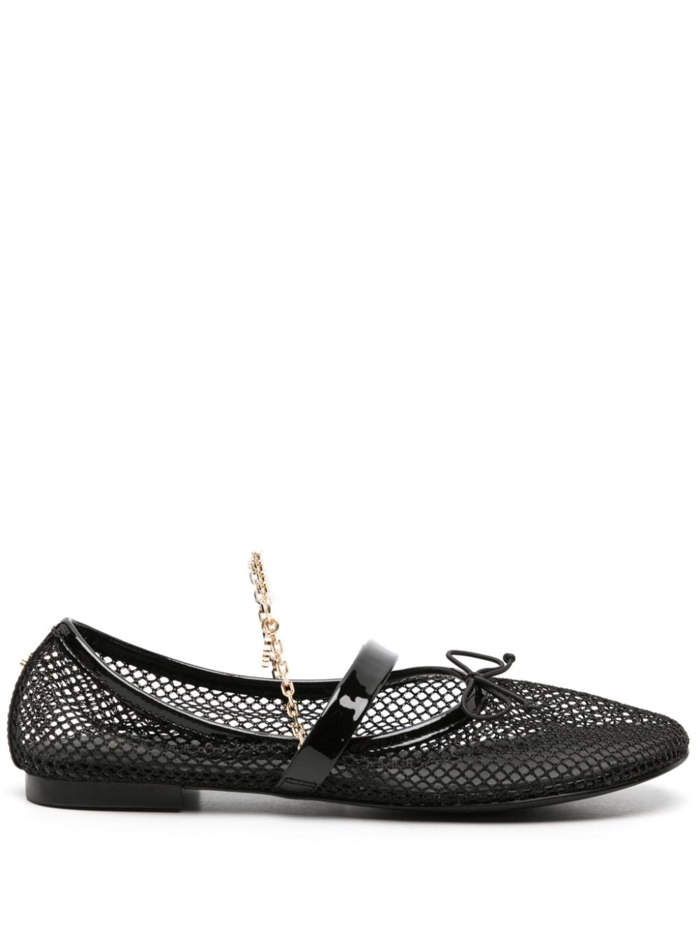 Maje mesh ballerina shoes - Black von Maje