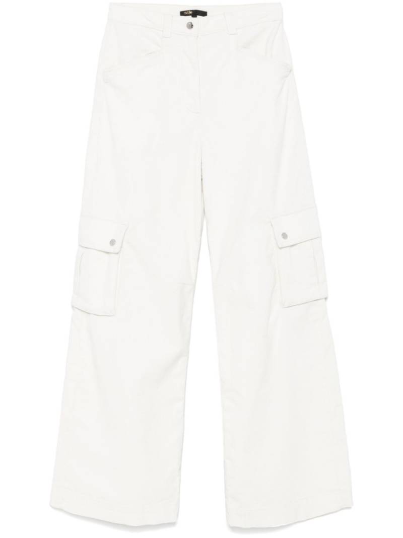 Maje corduroy cargo pants - White von Maje