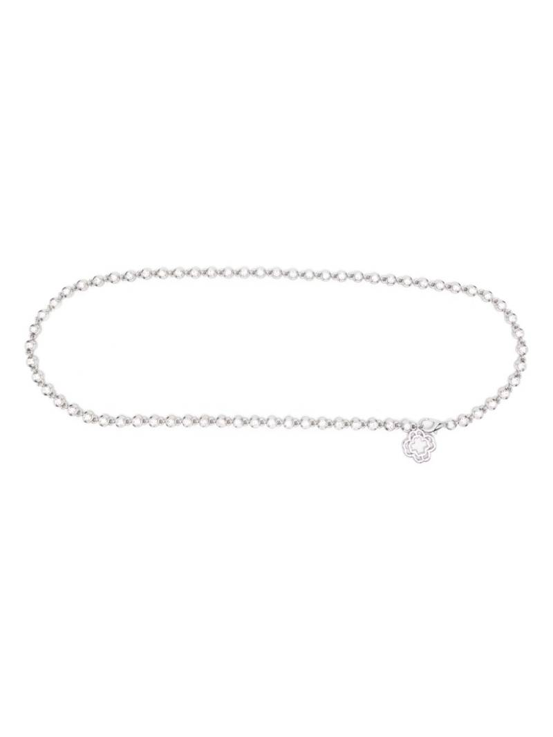 Maje crystal-chain belt - Silver von Maje