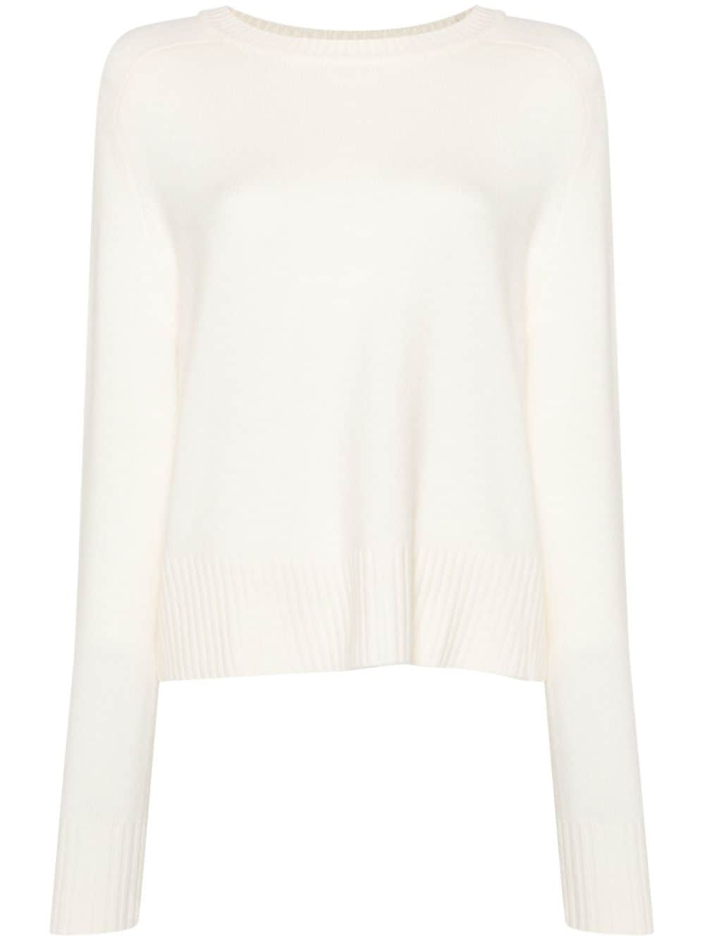 Maje fine-knit cashmere jumper - White von Maje