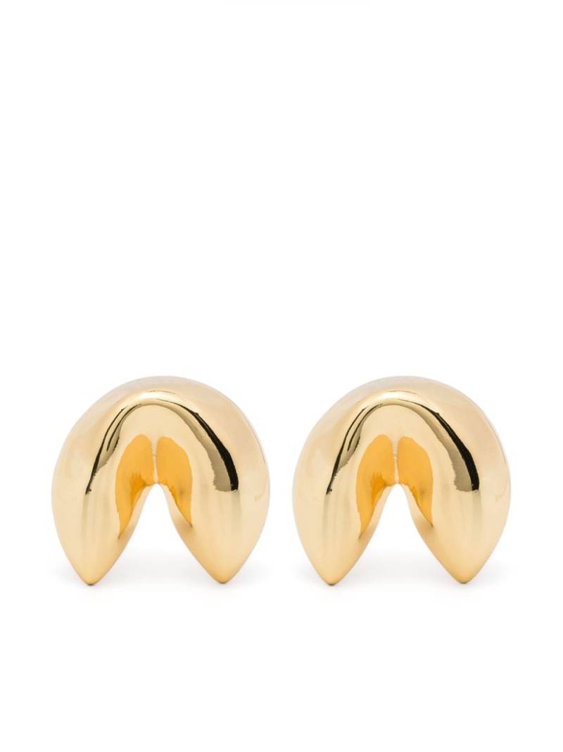Maje fortune-cookie stud earrings - Gold von Maje