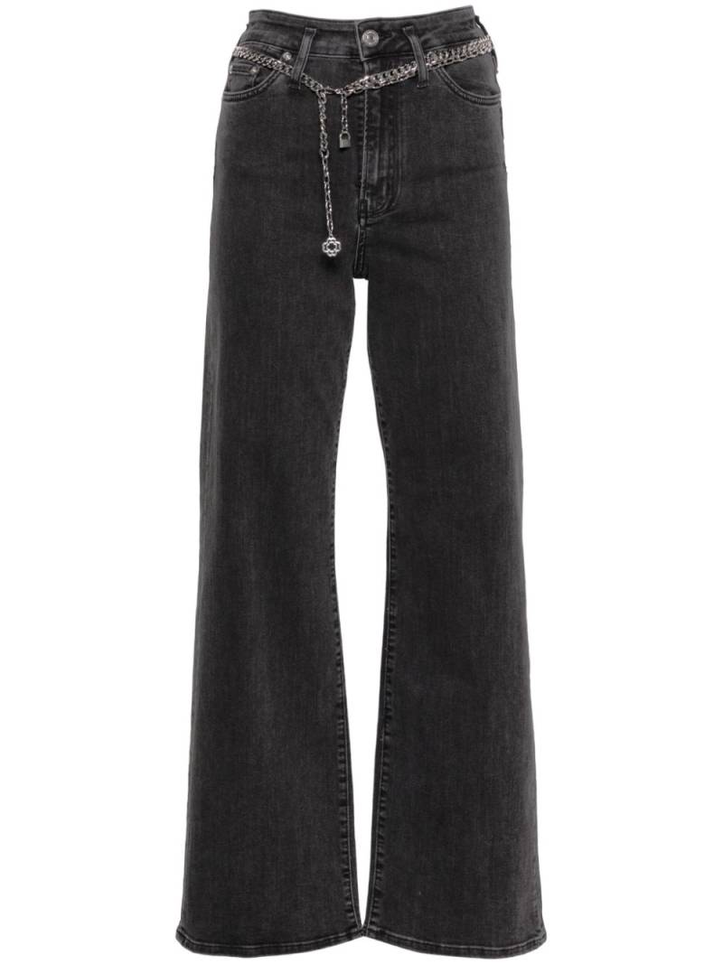 Maje high-rise wide-leg jeans - Black von Maje