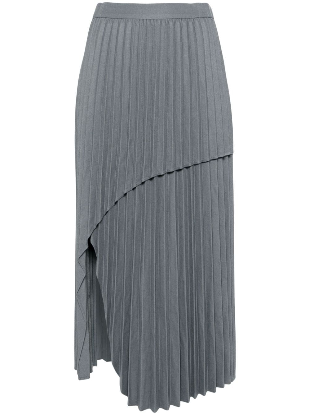 Maje high-waist midi pleated skirt - Grey von Maje