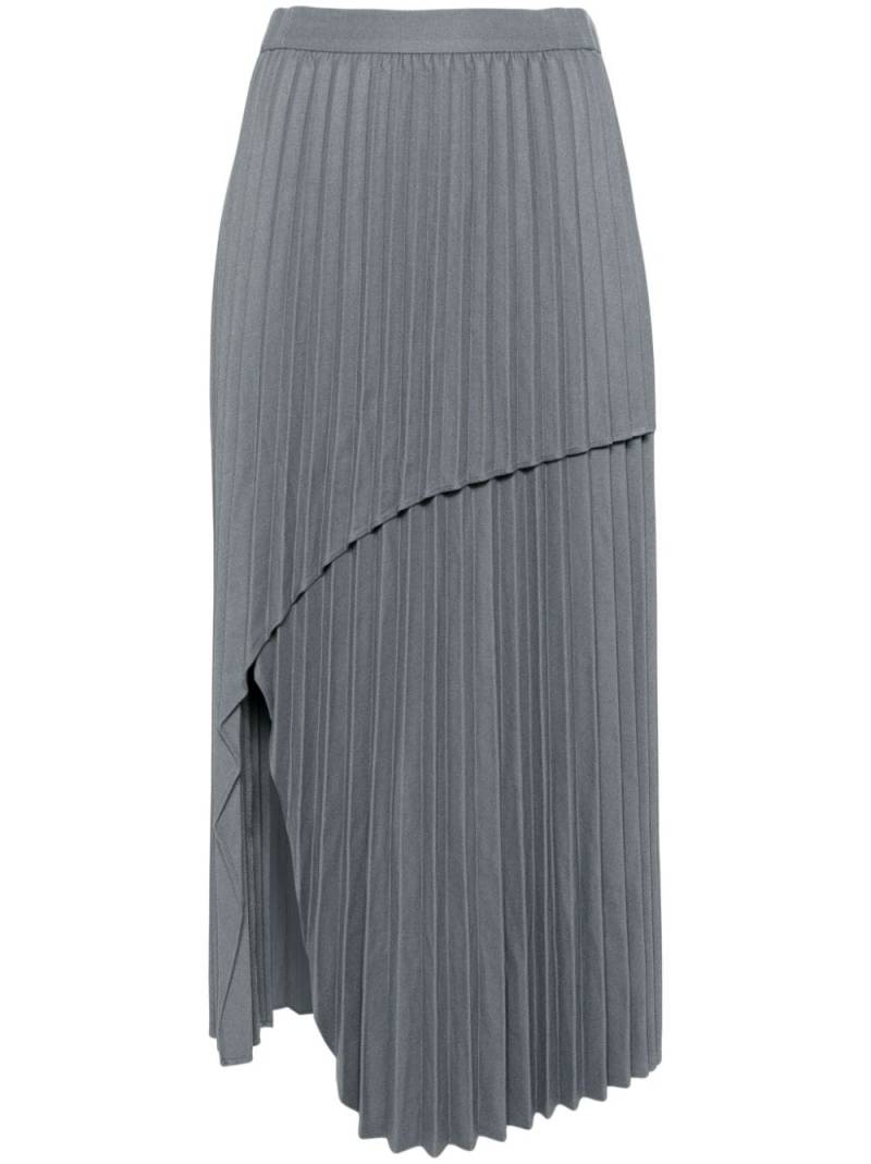 Maje asymmetrical pleated skirt - Grey von Maje