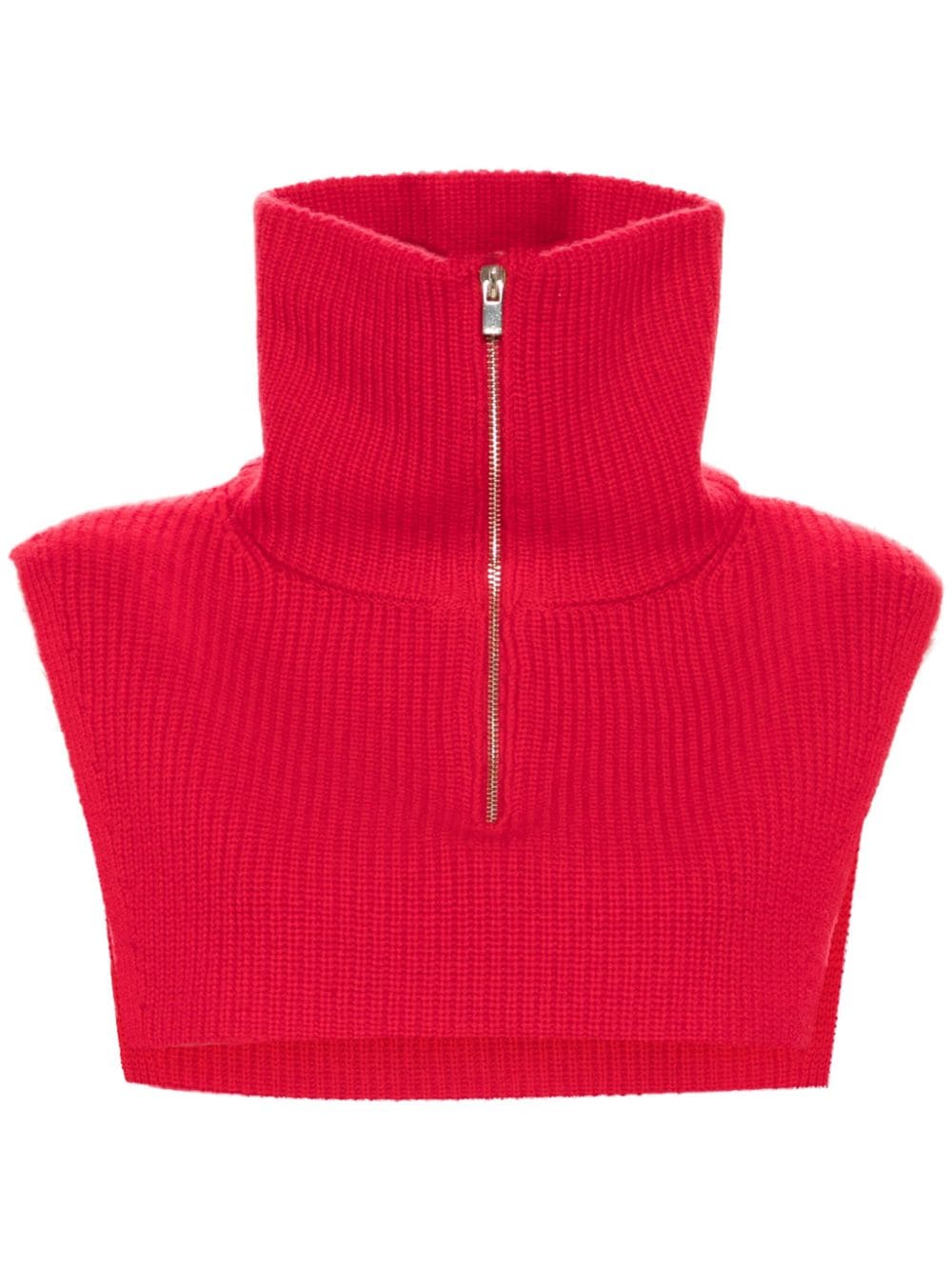 Maje zip-up neck warmer - Red von Maje