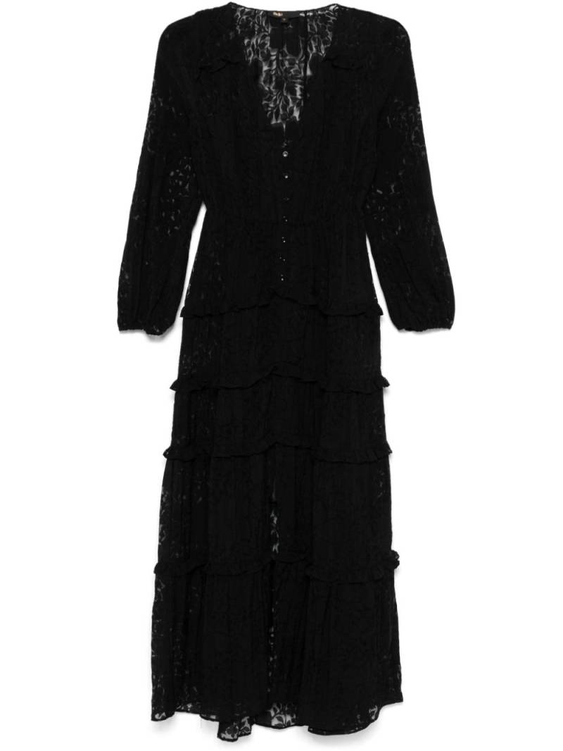 Maje lace maxi dress - Black von Maje