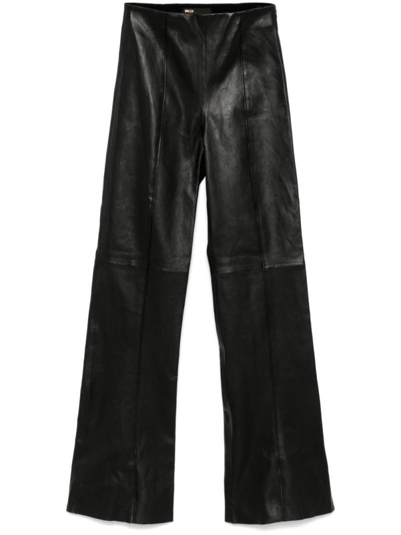 Maje leather trousers - Black von Maje