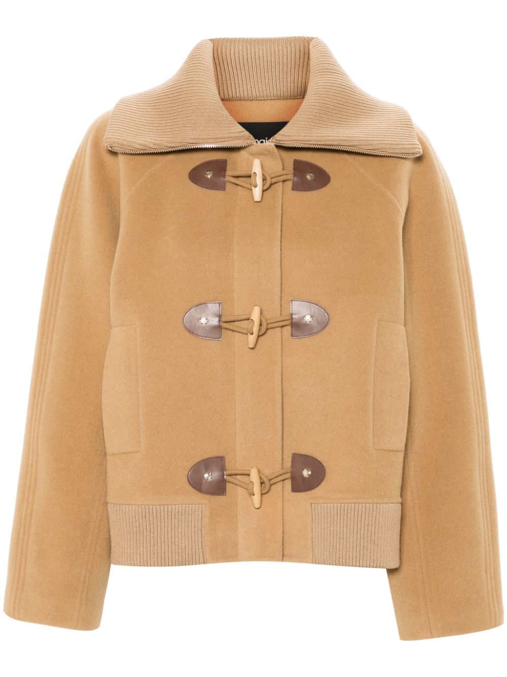 Maje felted jacket - Brown von Maje