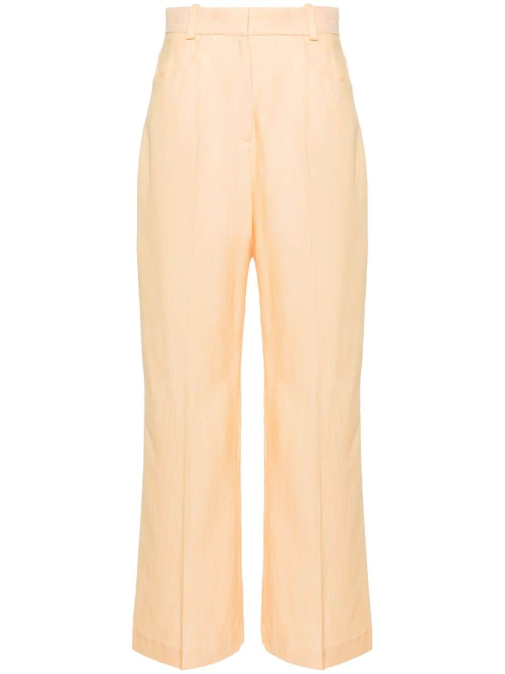 Maje mid-rise straight-leg trousers - Yellow von Maje