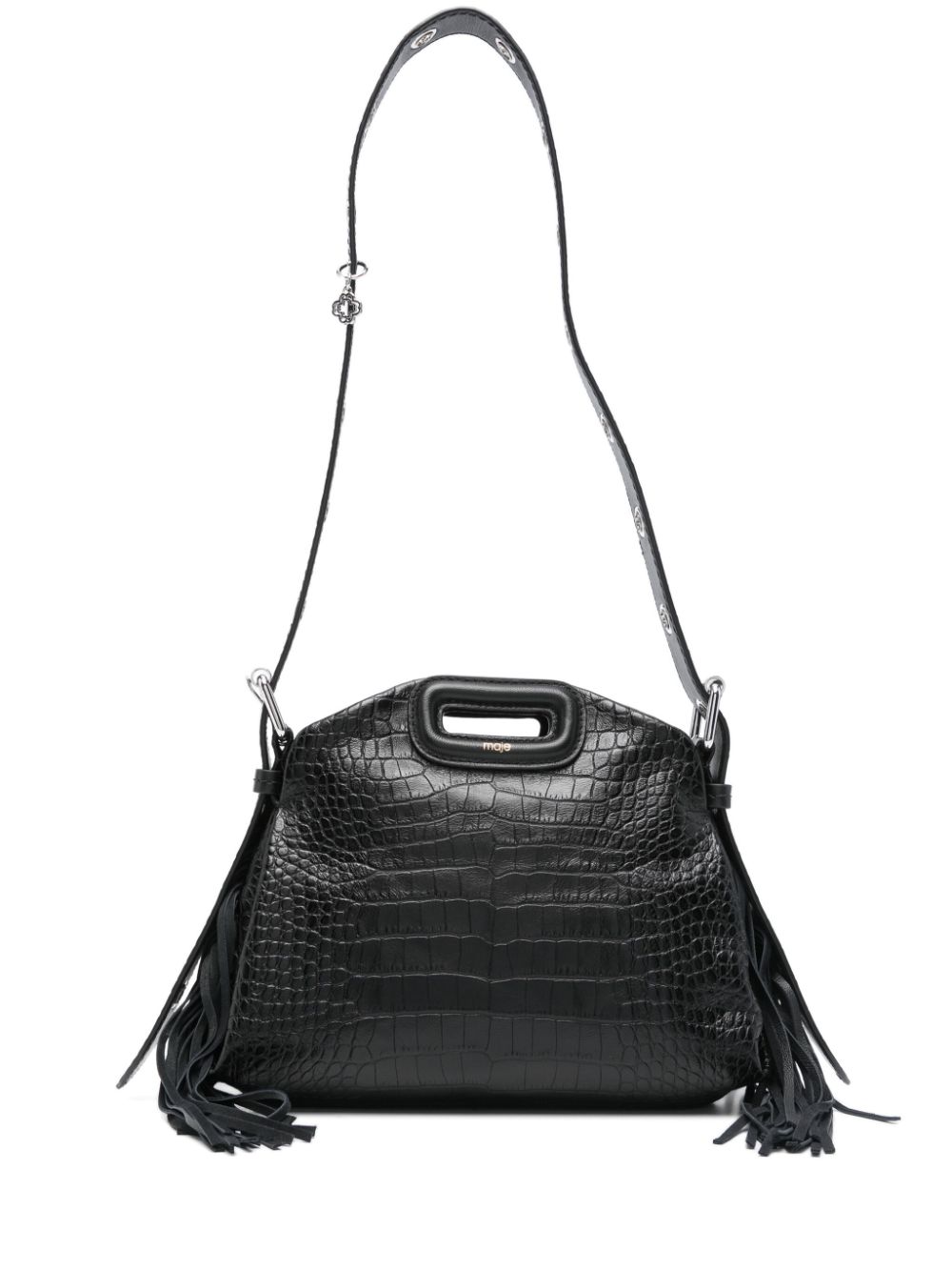 Maje mini Miss M shoulder bag - Black von Maje