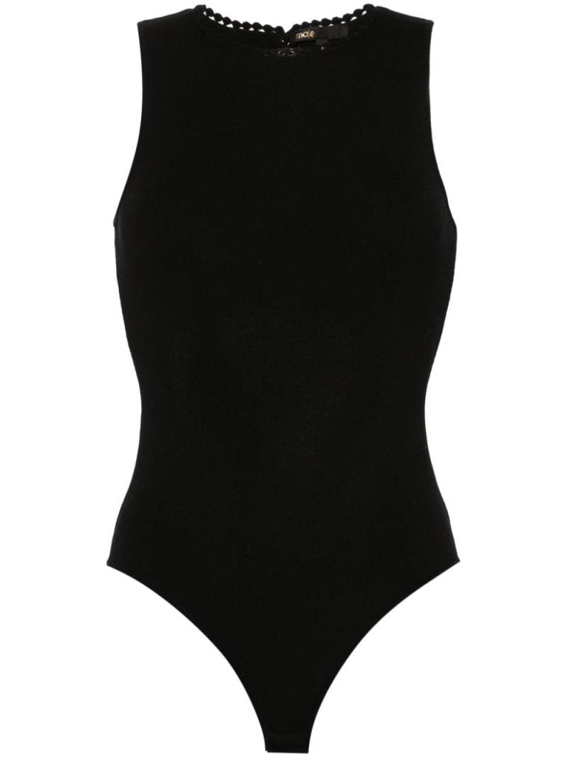 Maje open-back bodysuit - Black von Maje