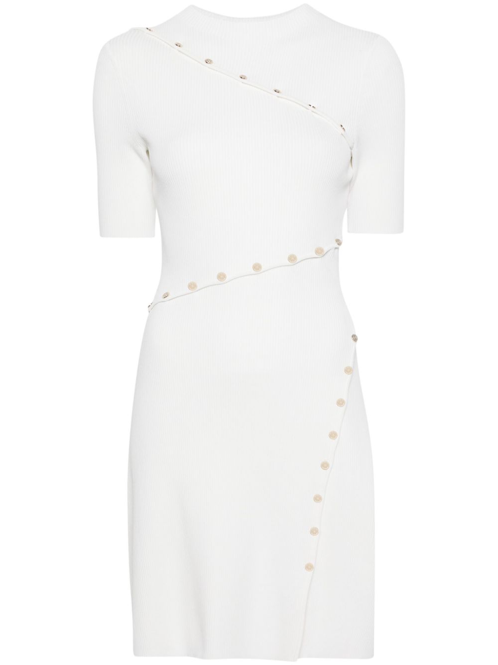 Maje knitted mini dress - White von Maje