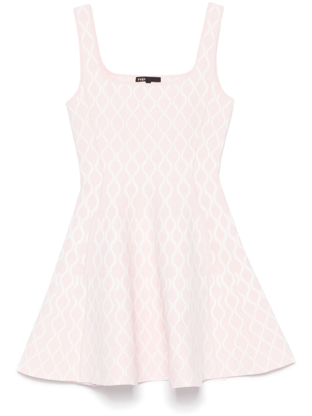 Maje patterned-jacquard mini dress - Pink von Maje