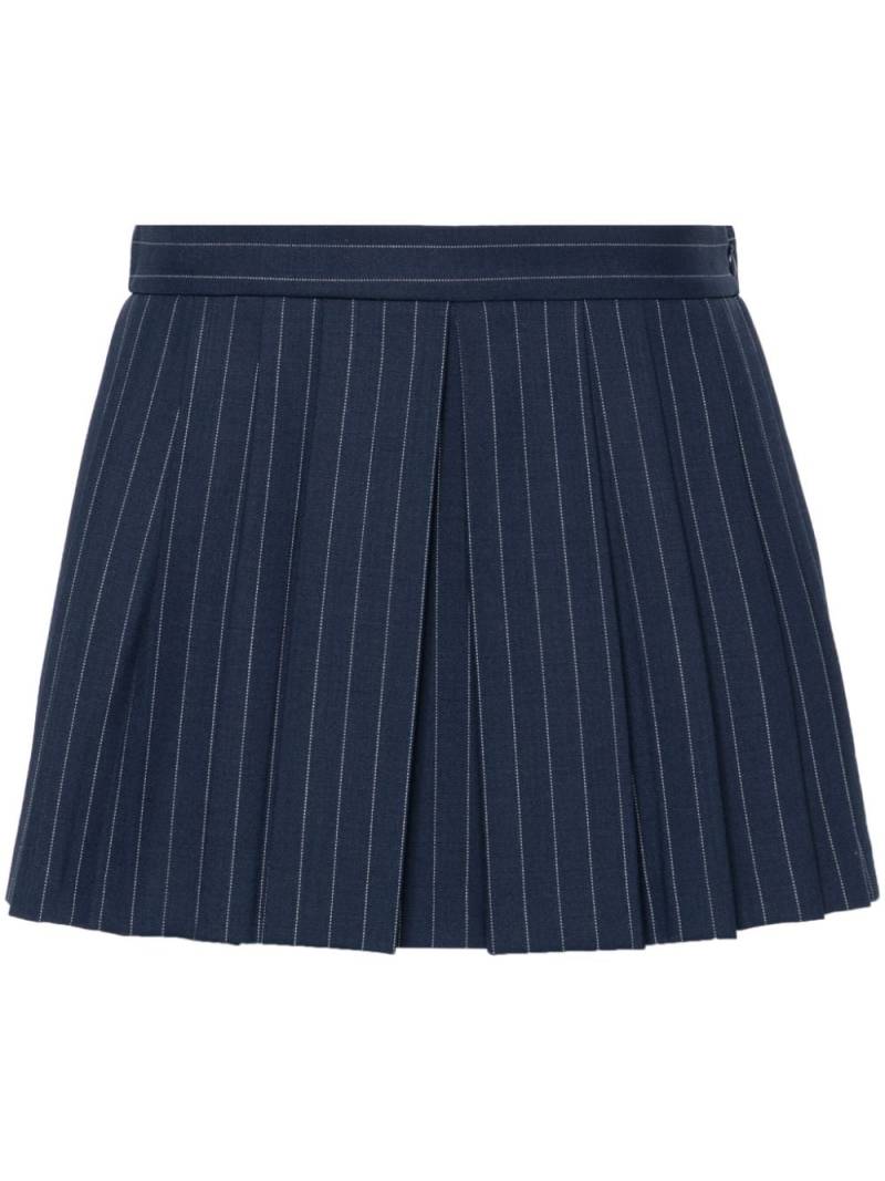 Maje layered striped skort - Blue von Maje