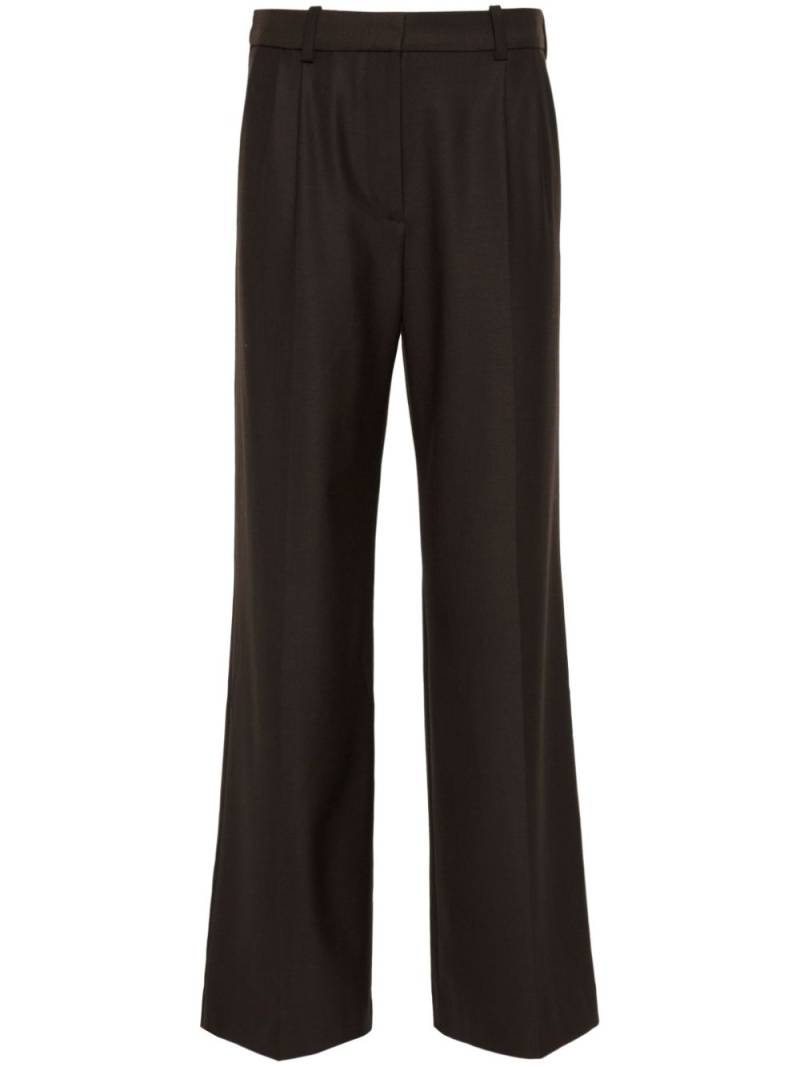 Maje pleat-detail trousers - Brown von Maje