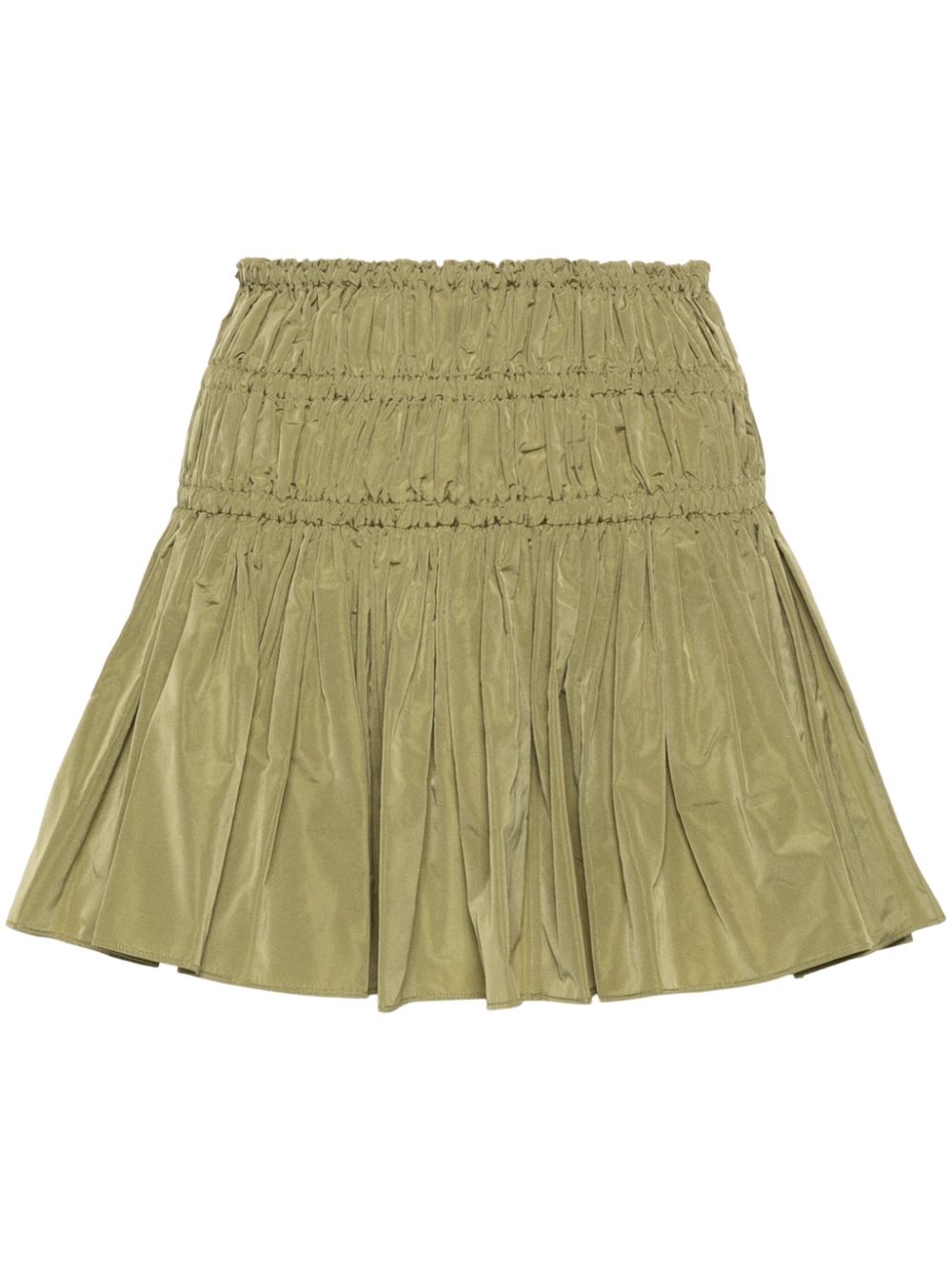 Maje pleated mini skirt - Green von Maje