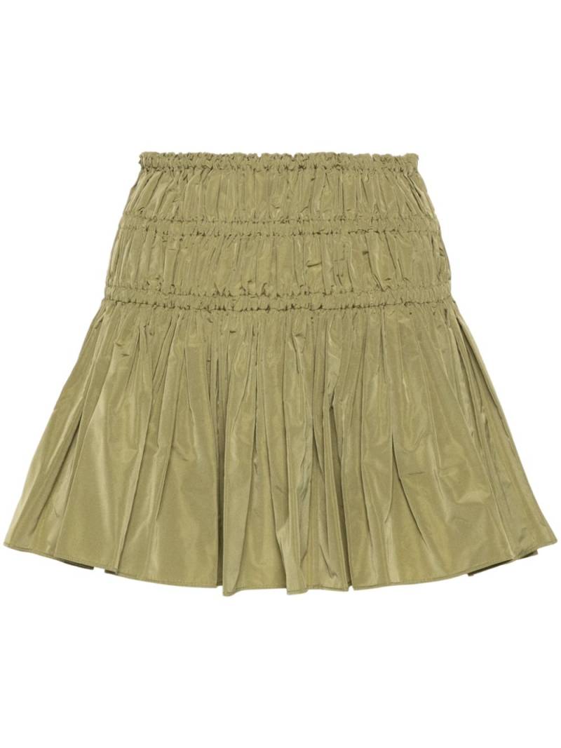 Maje taffeta mini skirt - Green von Maje