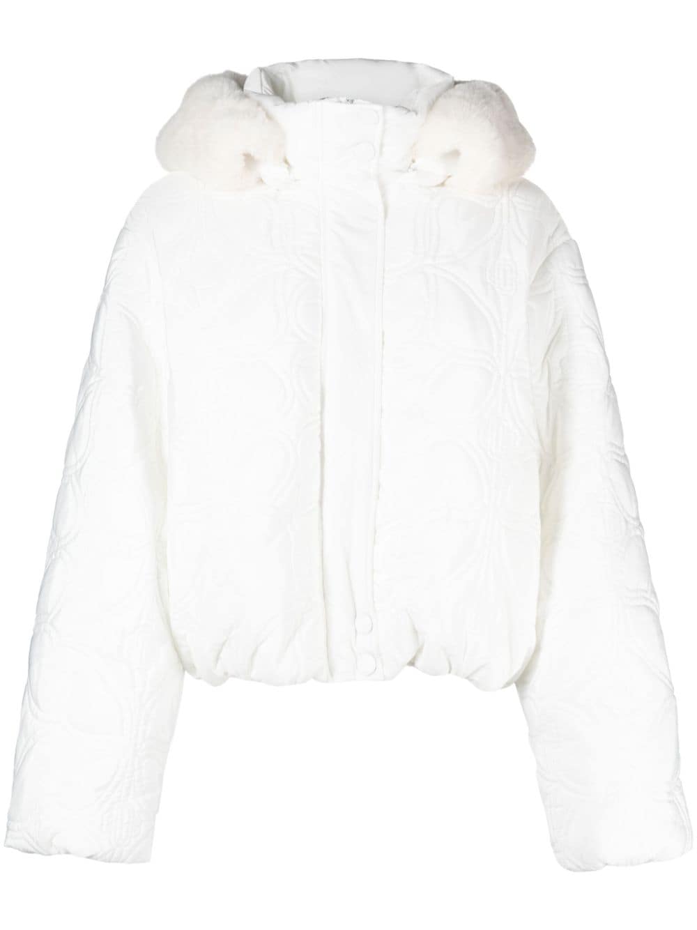 Maje quilted padded jacket - White von Maje