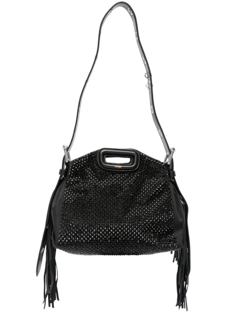 Maje rhinestone-embellished tote bag - Black von Maje