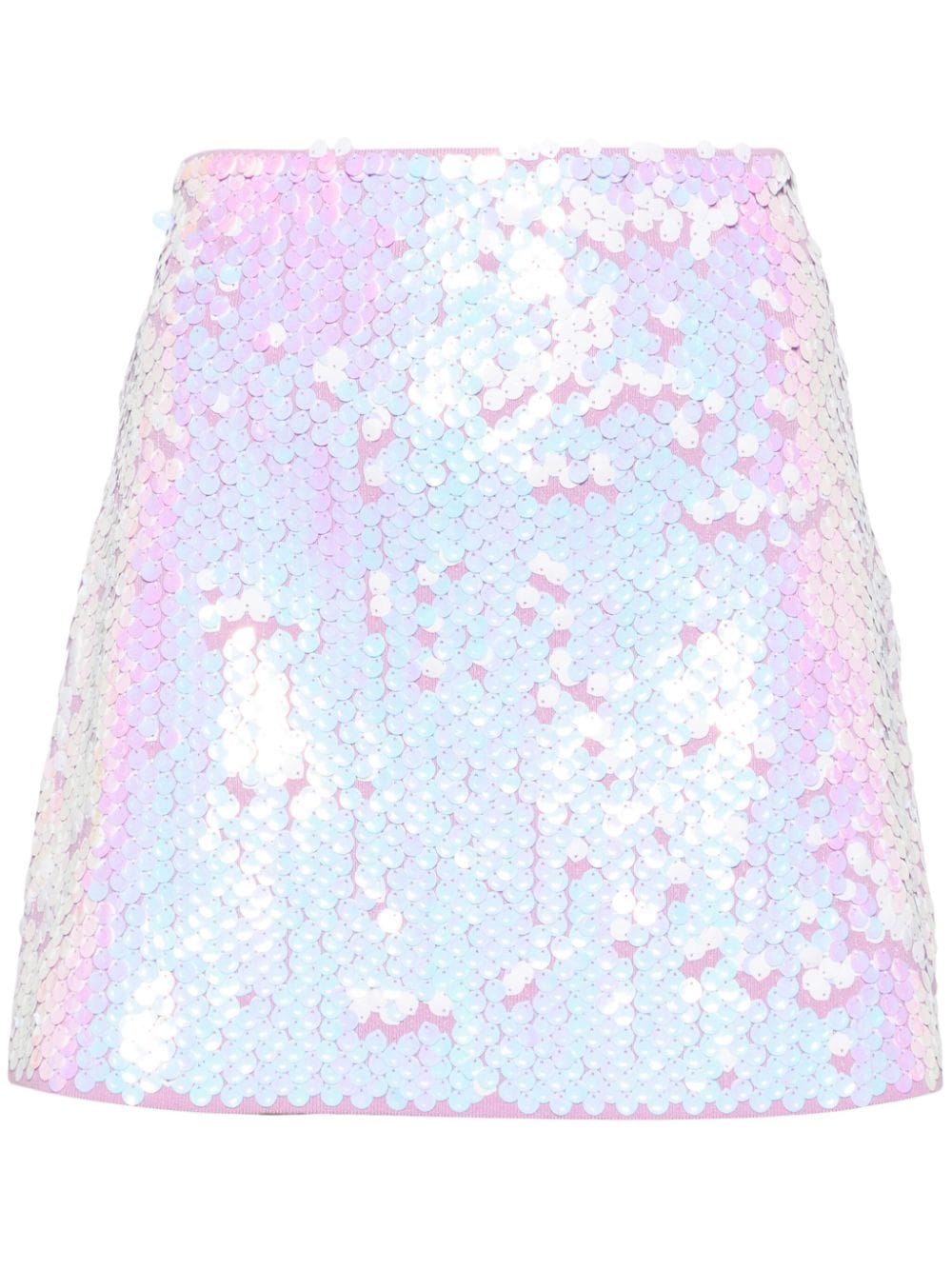 Maje sequin-embellished knitted skirt - Purple von Maje