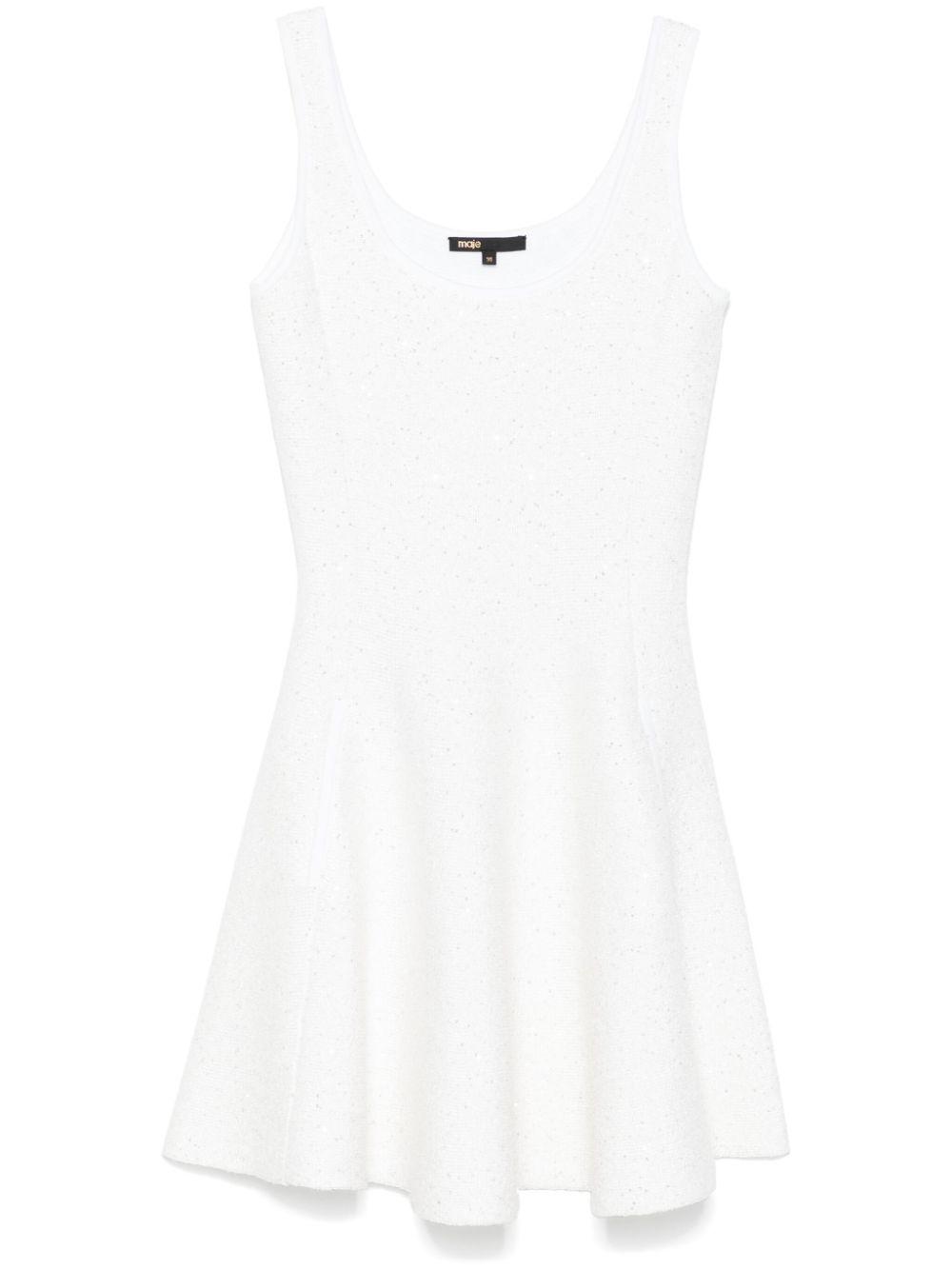 Maje sequin-embellished mini dress - White von Maje